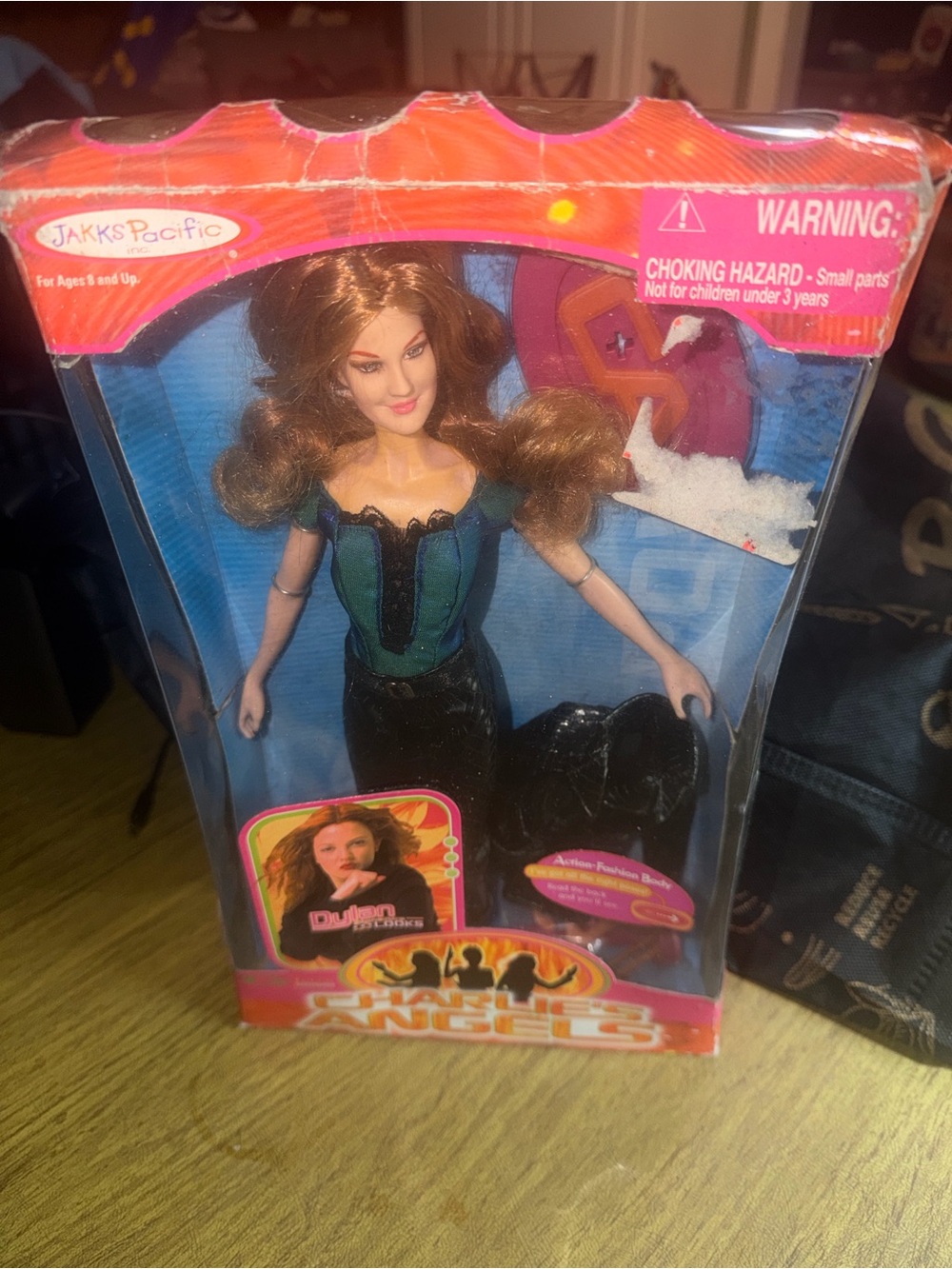 Jakks Pacific Charlies Angels Dylan (Drew Barrymore) Doll NIB
